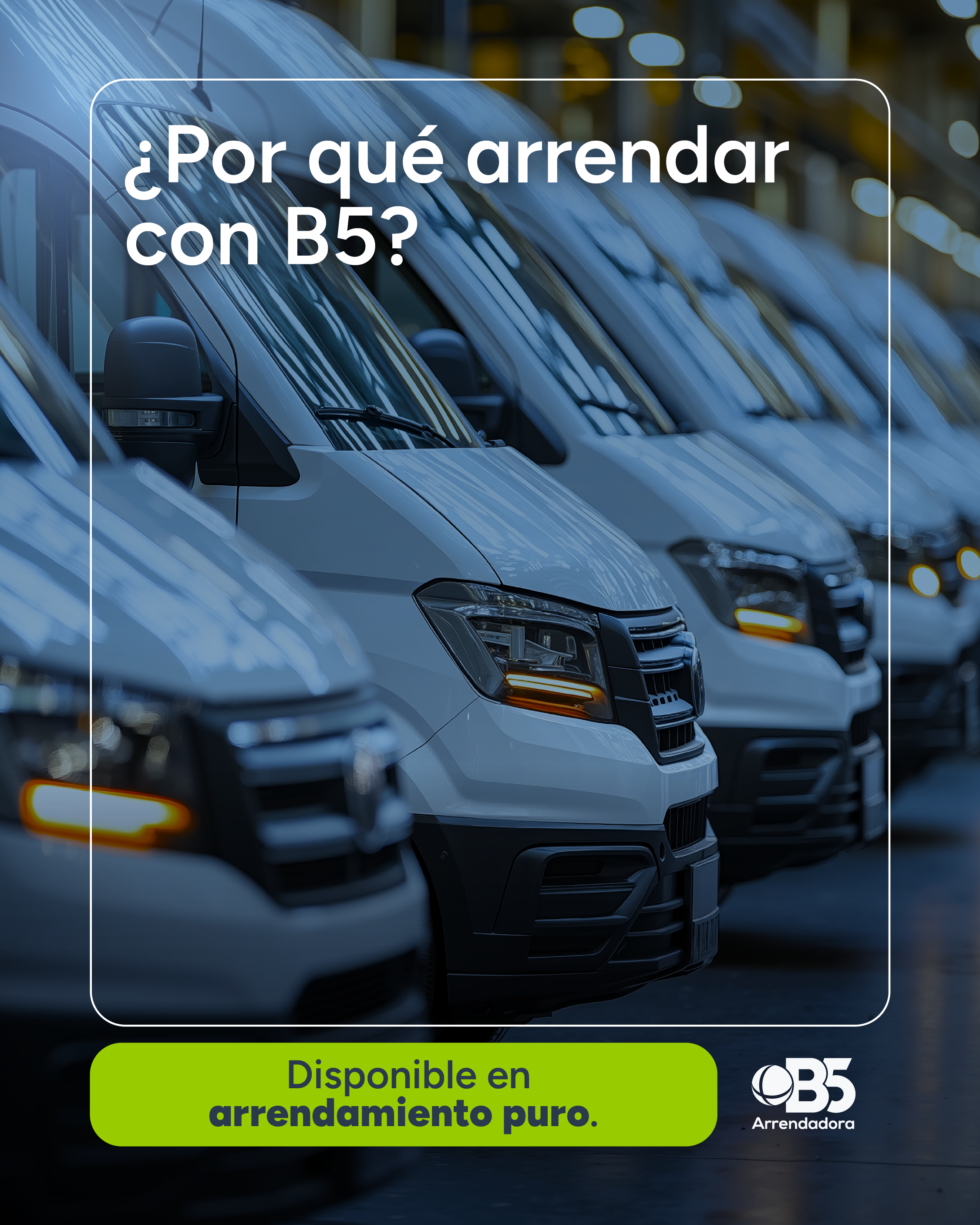 Movilidad inteligente para empresas: ventajas del arrendamiento puro con B5